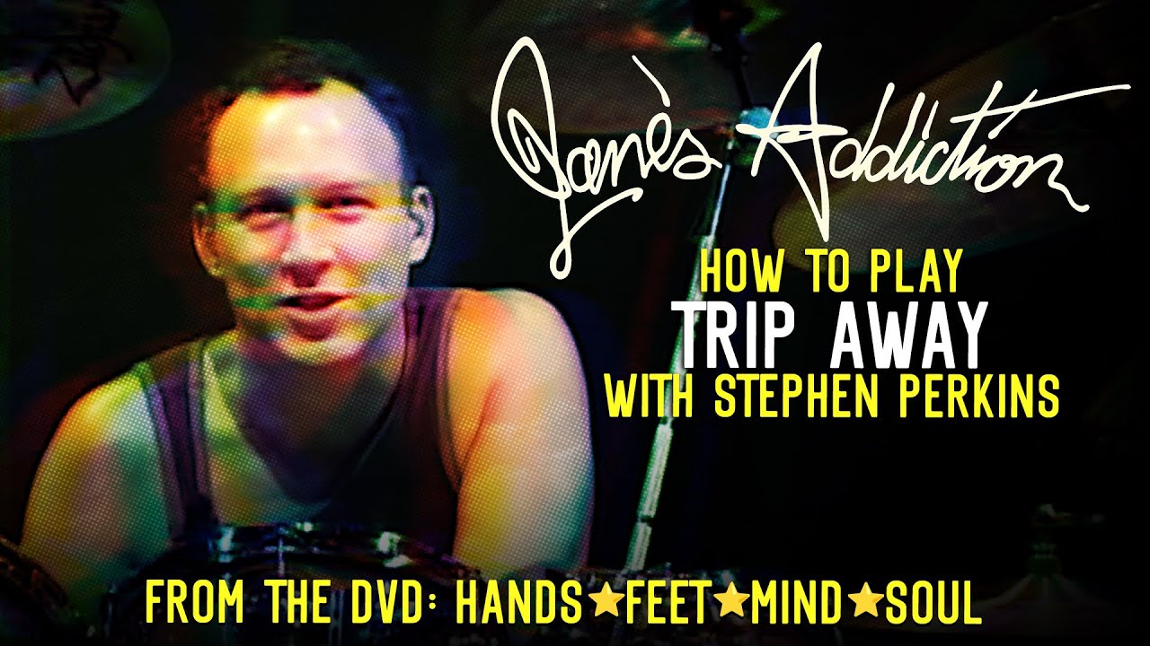 Stephen Perkins Trip Away Lesson with Tony Franklin on bass. #stephenperkins #tonyfranklin