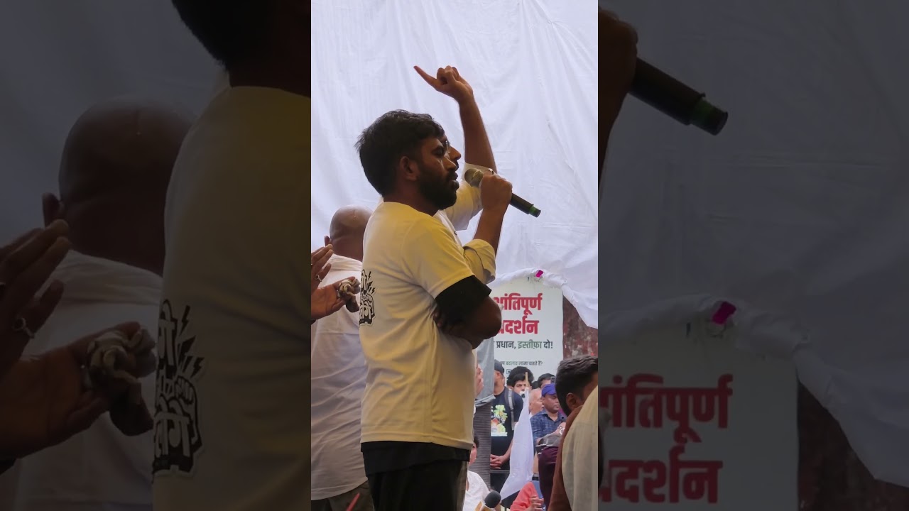 CJP founder Abhijeet Dipke begins an indefinite fast at Jantar Mantar ahead of the July 20 march.