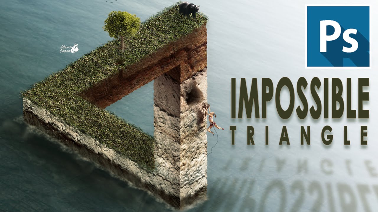 Fotomontaje en un triangulo imposible con photoshop // Tutorial by @ildefonsosegura