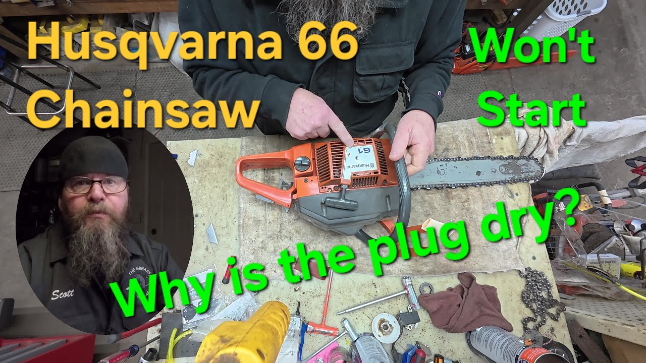Husqvarna 66 Chainsaw Won't Start-FIXED!