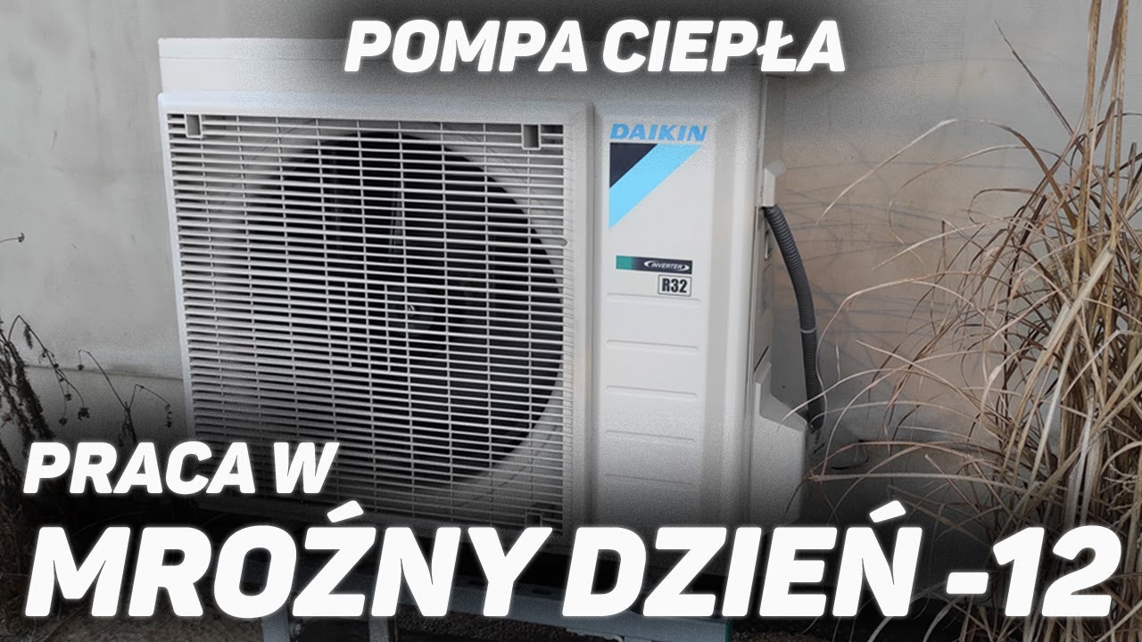 Pompa ciepła Daikin Altherma 3 8KW - praca w mrozie -12stC