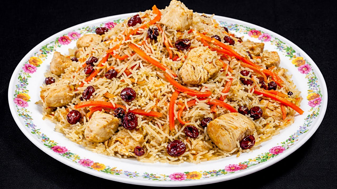 طرز تهیه قابلی پلو  نرم و بسیار لذیذ از گوشت مرغ | قابلی  | Chicken Qabili Pulao Recipe