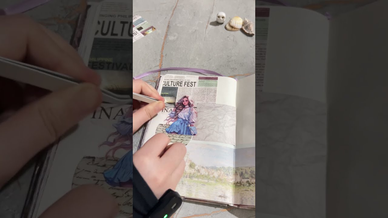 💙🔖 #kitob #memorybook #bookish #journal #scrapbookingmadesimple #booktok #scrapbookingideas