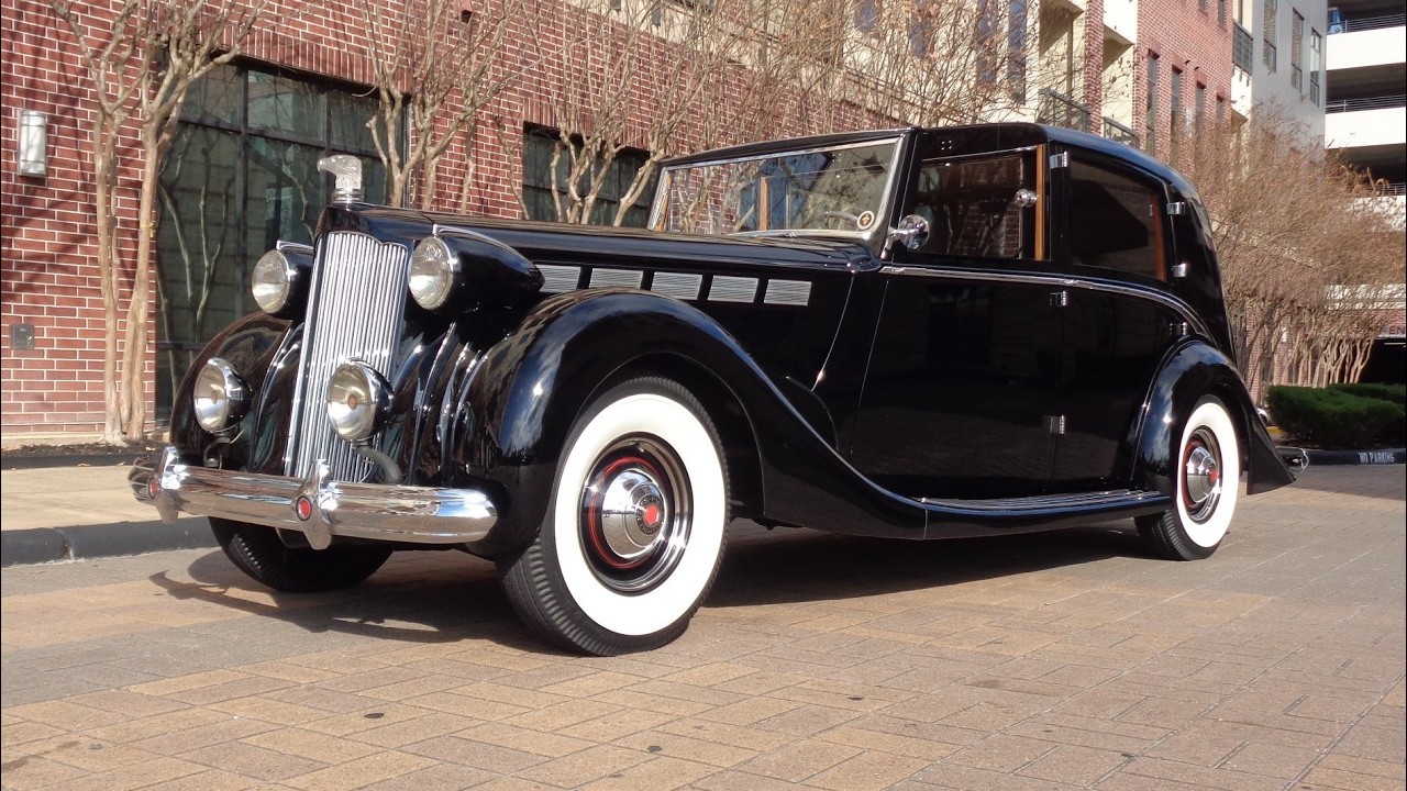 1 из 1 Packard Sedanca deVille Super Eight Engine 1938 года и поездка на моей машине. История с Л...
