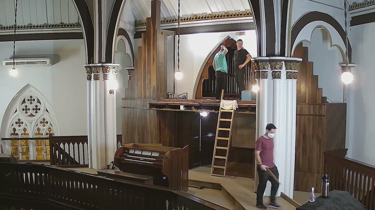 Desmontagem do Órgão da Igreja do Espírito Santo - Timelapse