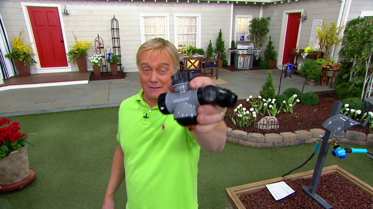 Aqua Joe Multi Function Outdoor Faucet & Hose Connector on QVC
