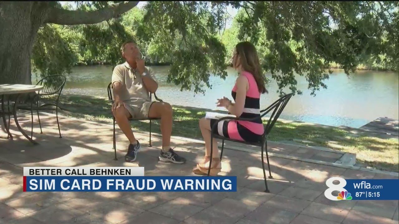 SIM Card Fraud Warning