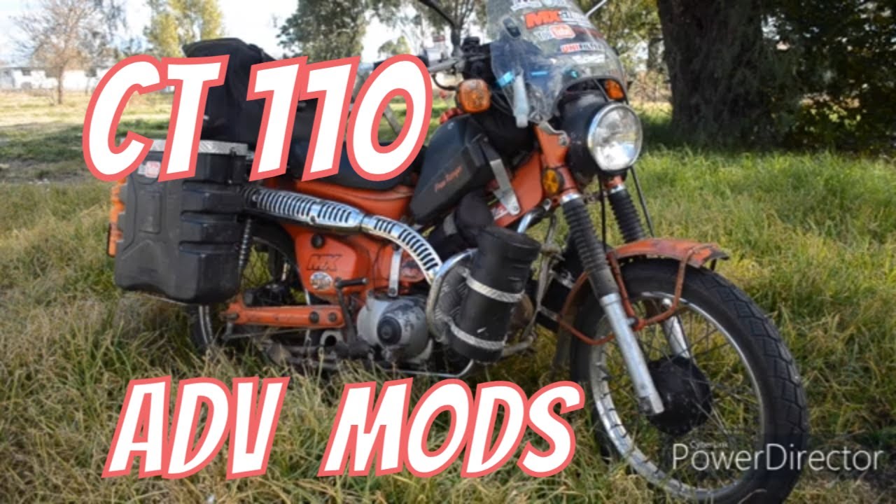 Honda CT 110 Trail ADV Mods & Upgrades