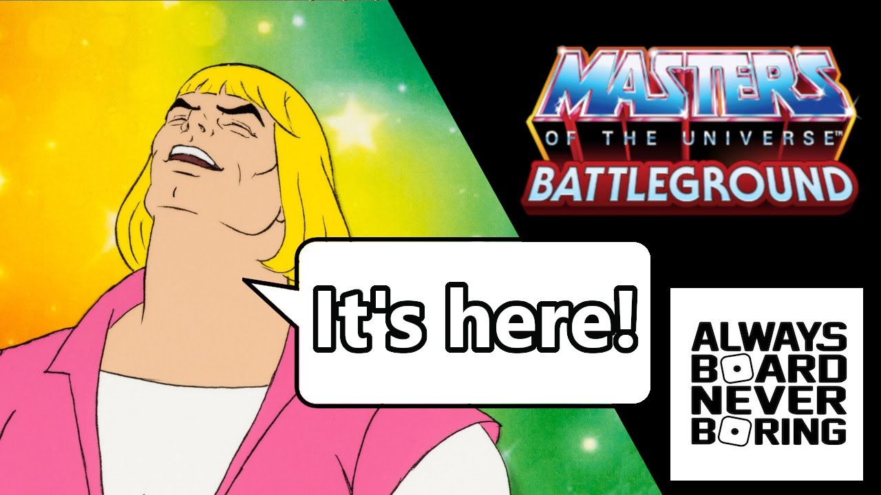Masters of the Universe: Battleground Gamefound Haul — большая и скучная распаковка миниатюр Хи-Мена