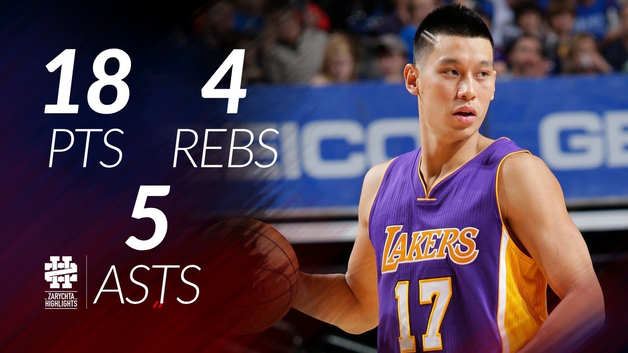 Jeremy Lin 18 pts 4 rebs 5 asts vs Mavericks 14/15 season