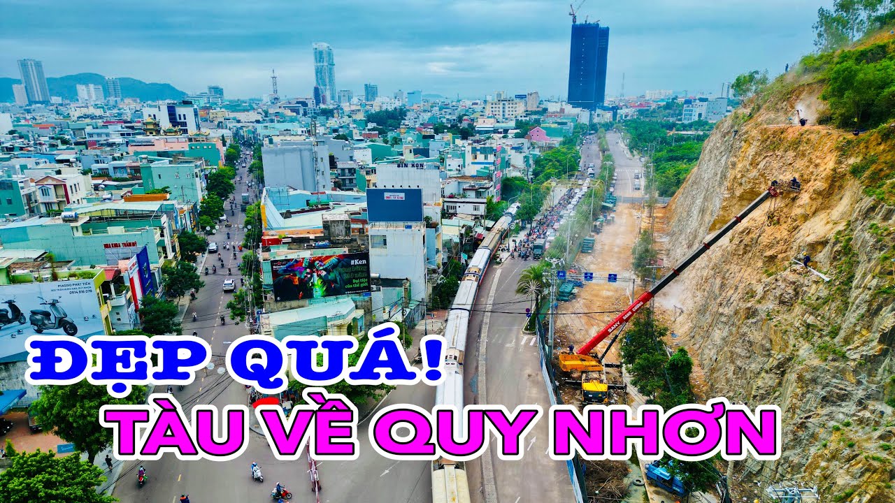ĐỘC ĐÁO ĐOÀN TÀU GA QUY NHƠN