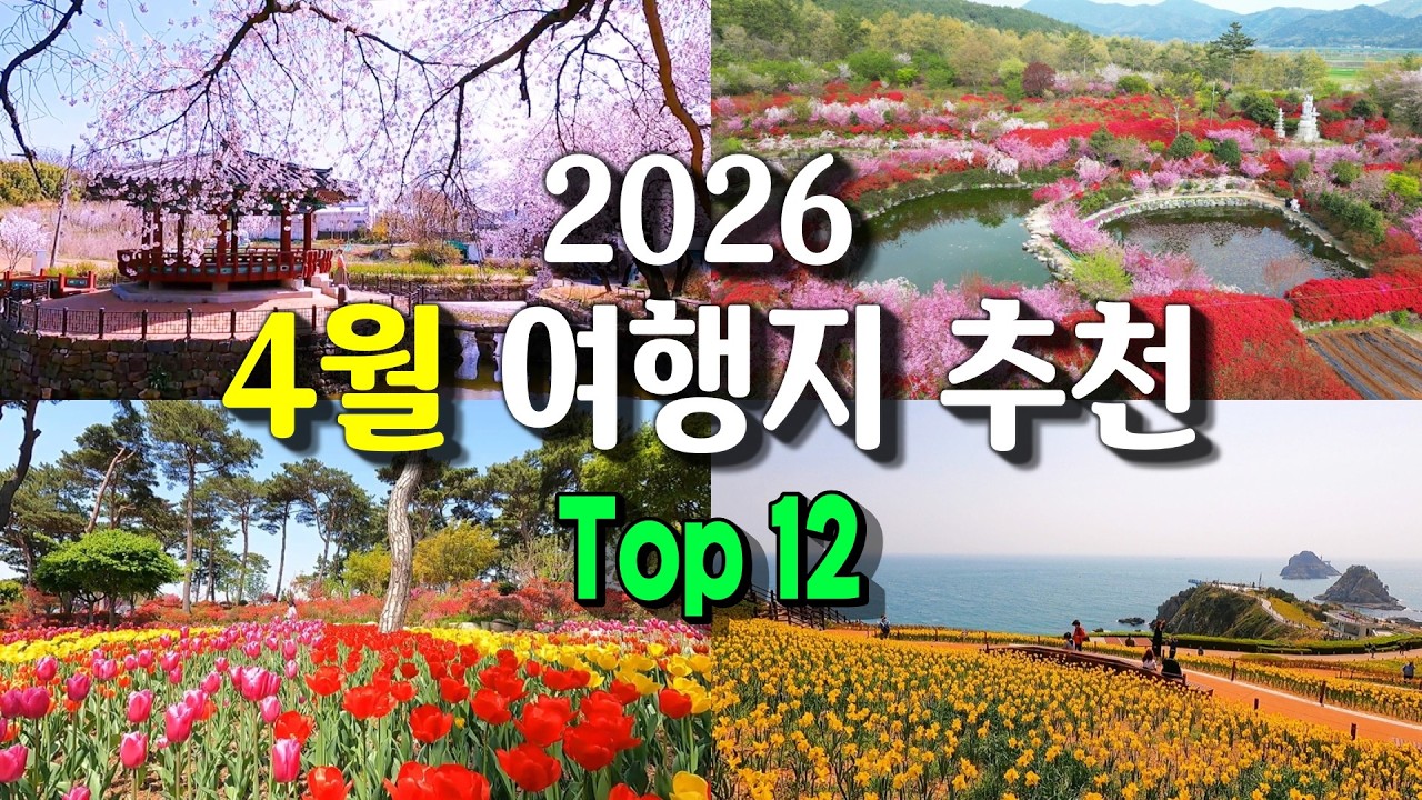 언제 가면 좋을까? 4월 봄꽃 여행지 ㅣ 경상, 전라, 충청, 서울