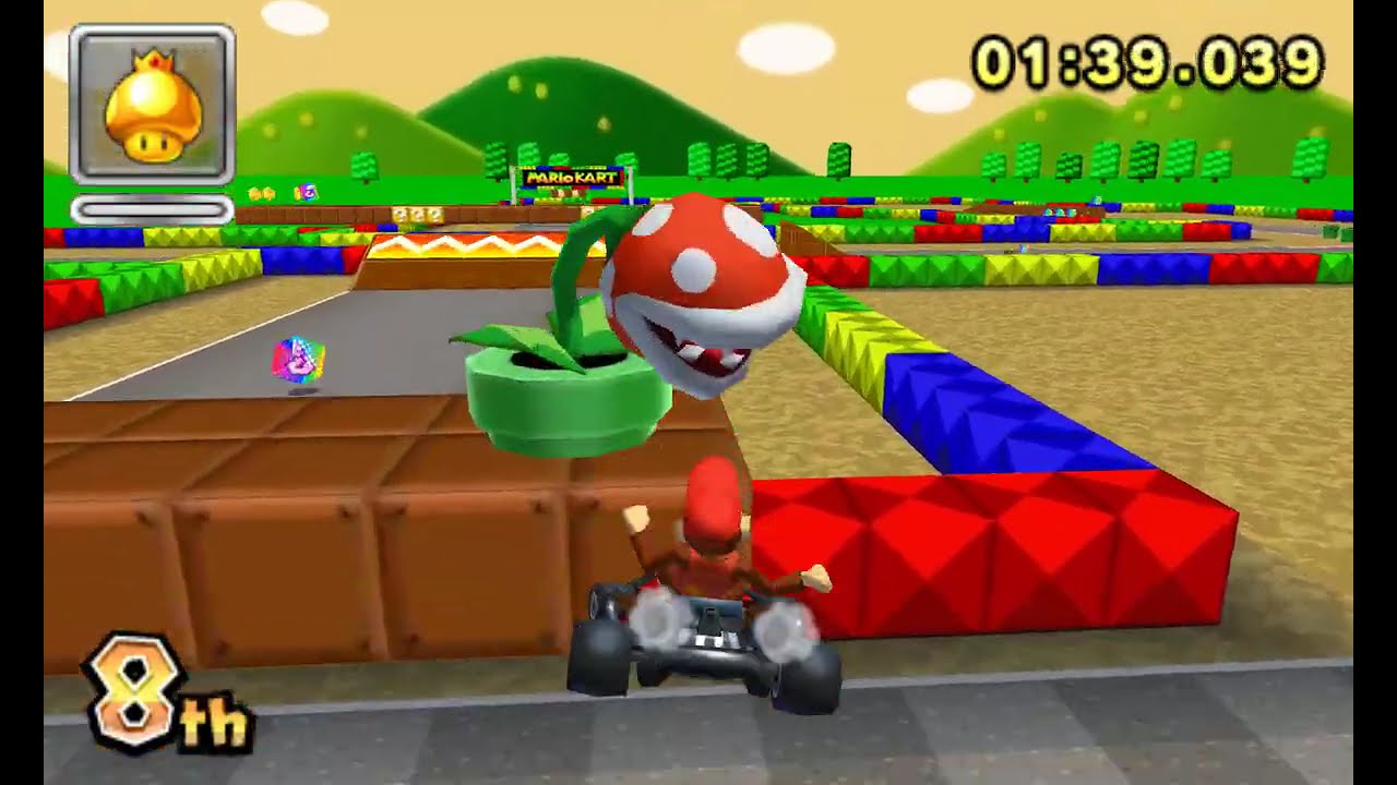 RMX Mario Circuit 1 от Hmmburger — Mario Kart 7: Custom Track [1440p 60 кадров в секунду]