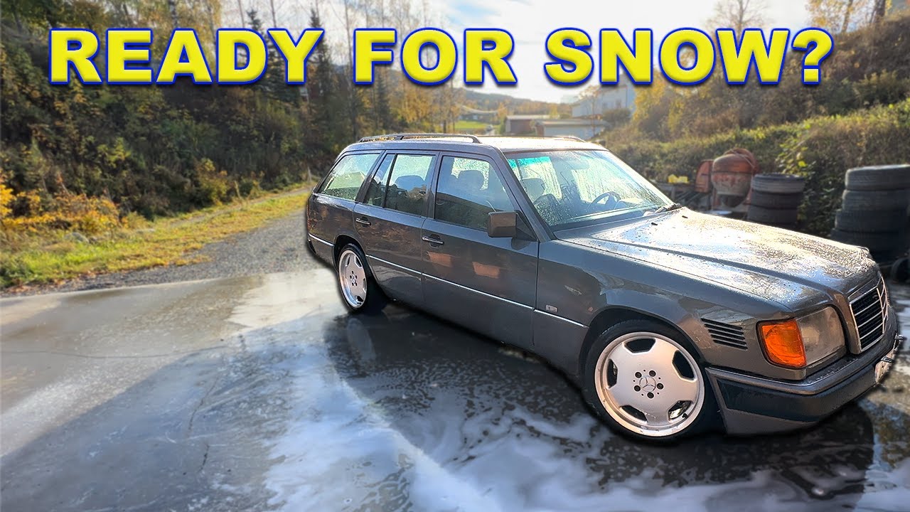 Mercedes benz 124 winter prep!