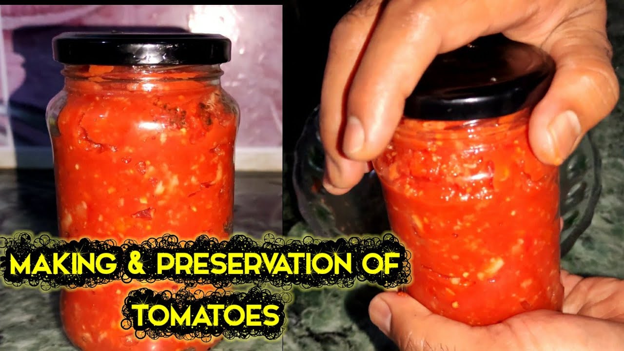 Tamatar Preserve Karne Ka Aasan Tarika || How To Preserve Tomatoes For Long