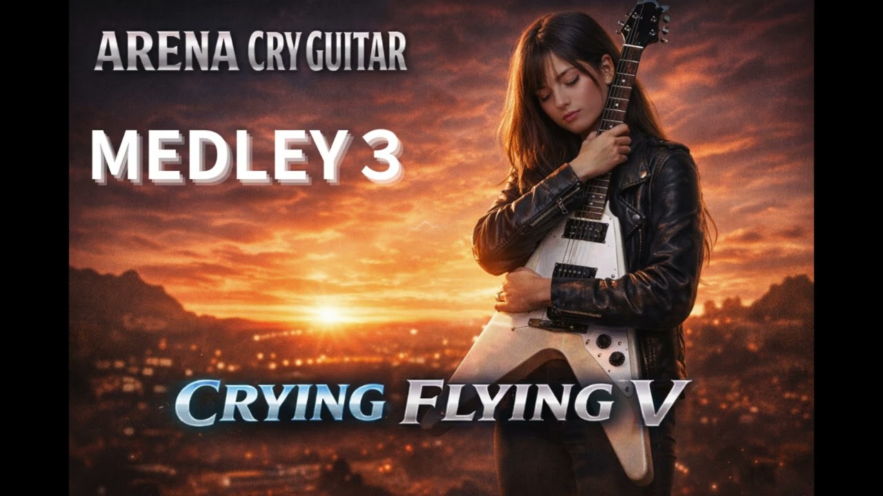 Michael Schenker Style Flying V Ballad Medley３ (15 Songs / 54 Minutes) | Crying Guitar Instrumental