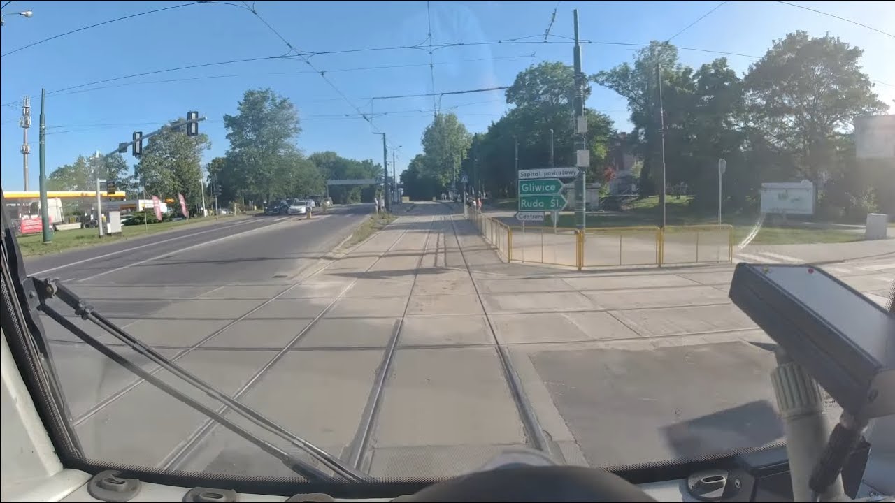 Tramwaje Śląskie - Linia 17 | Bytom Plac Sikorskiego - Chorzów Rynek | CABVIEW