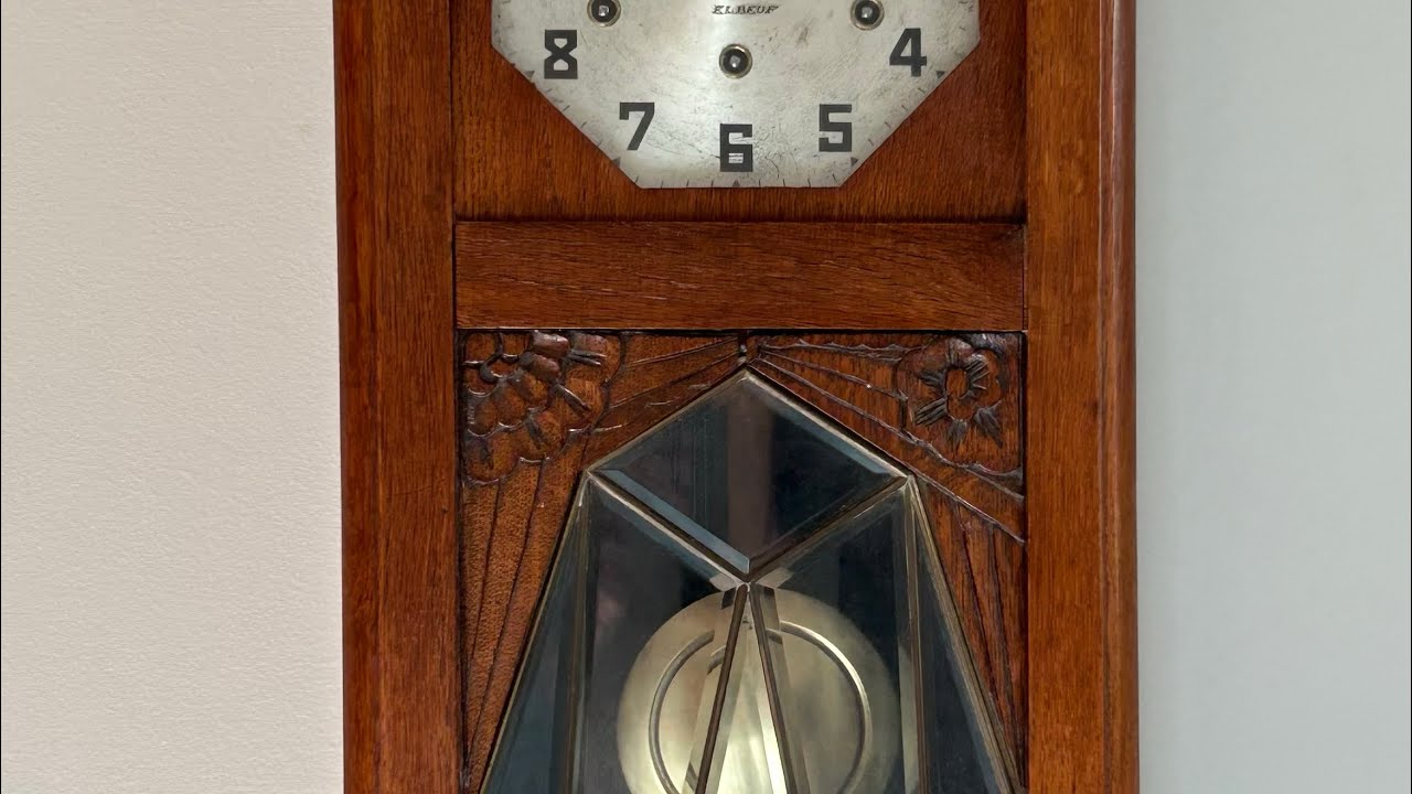1933 Junghans/HAC Westminster & Trinity Chimes Wall Clock