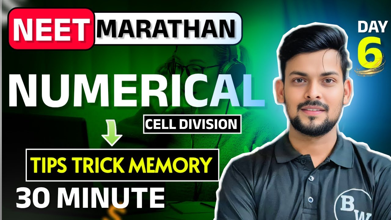 CELL DIVISION NUMERICAL II NEET II