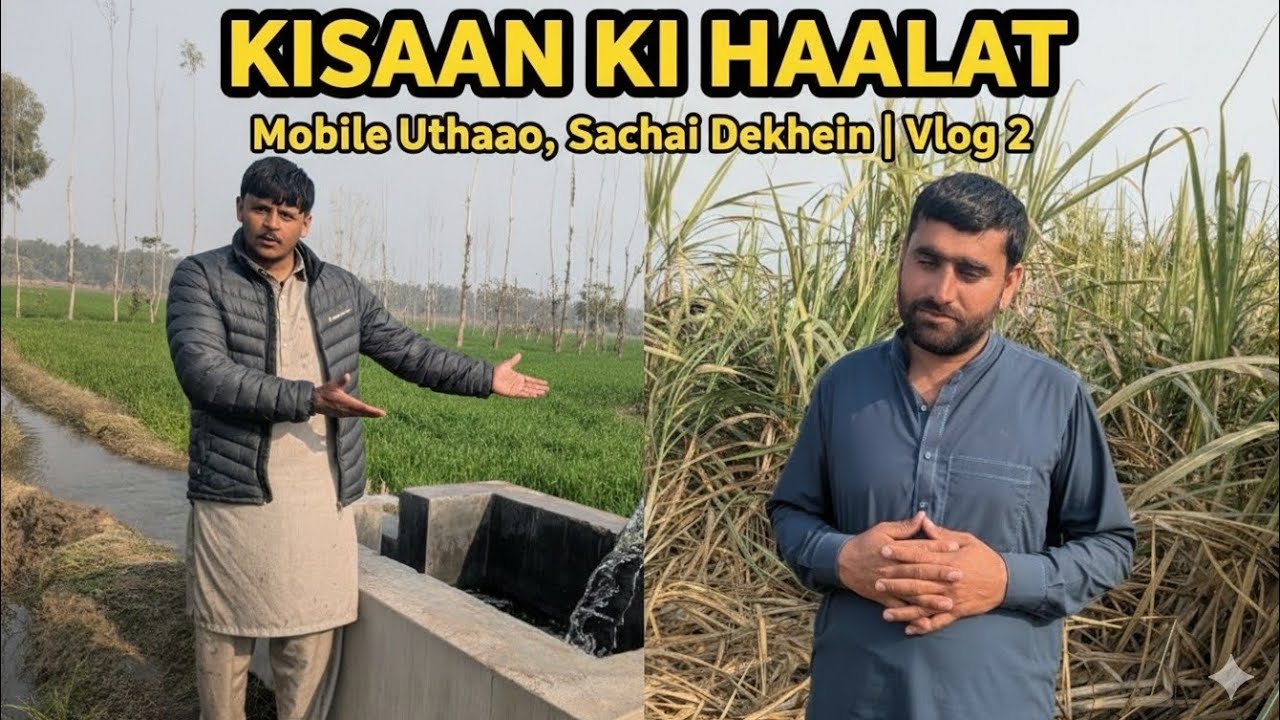 “Kisaan Ki Halat | Uthao 📱Mobile Aur Vlog Banao | Sachai Dekhein | Vlog 2”😔