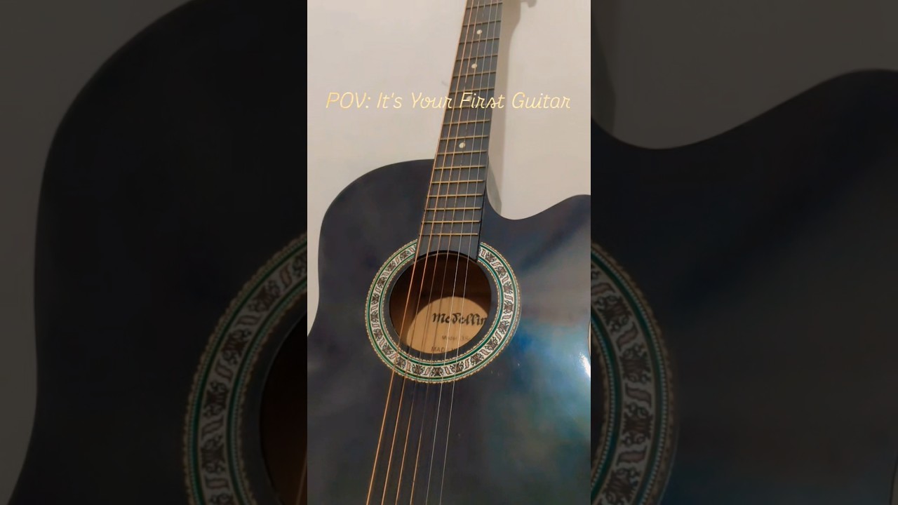 It's My First Guitar 🎸 