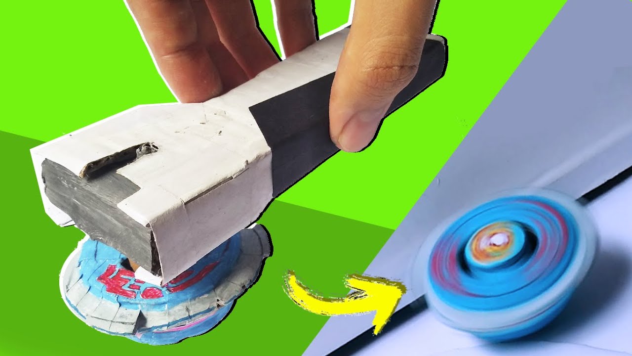 O TRUQUE PRA FAZER BAYBLADE DE PAPELÃO!