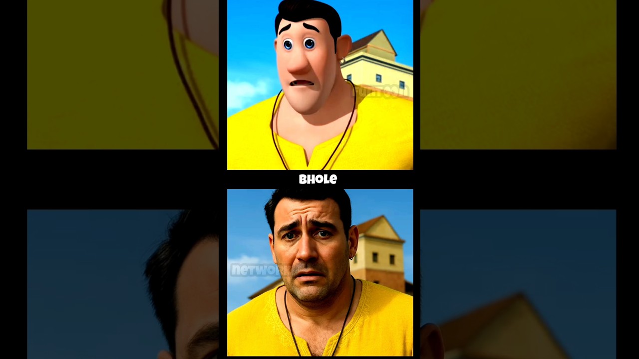 Guru Aur Bhole Characters In Real Life #shorts #cartoon