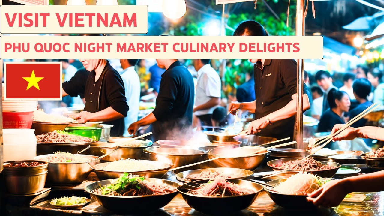 Visit Vietnam - Phu Quoc Night Market Walkthrough, Culinary Delights, Souvenirs and More