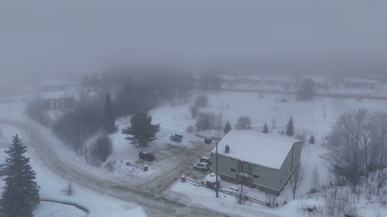 Foggy Elliot Lake Jan 6 2026