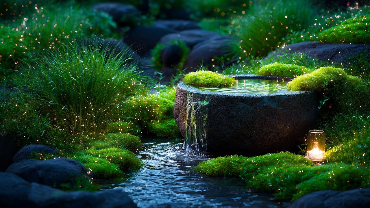 Relaxing Sleep Music to Relieve Anxiety 🌿Stress Relief, Water Sounds