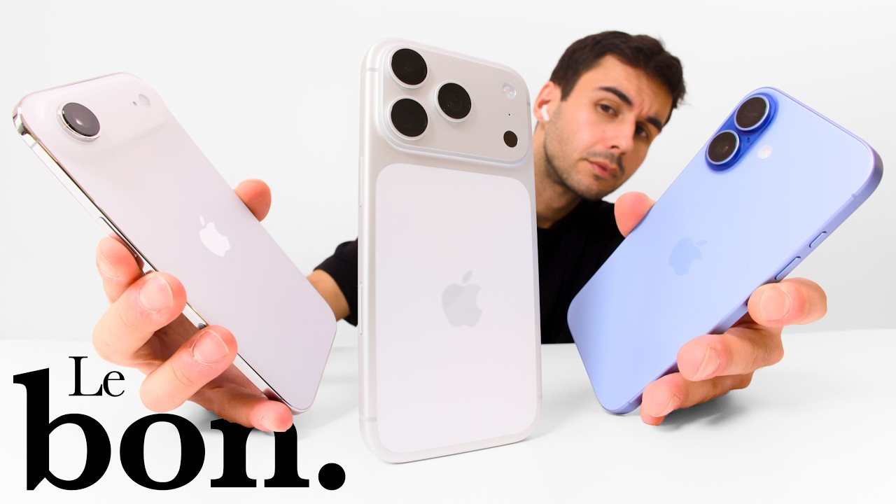 J'ai passé 3 jours sur chaque nouvel iPhone... et j'ai trouvé le mien