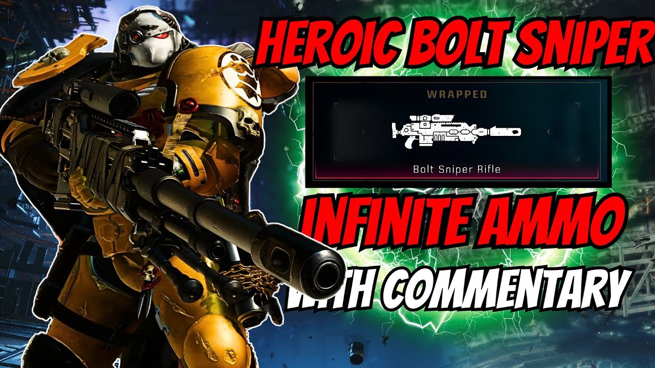 HEROIC Bolt Sniper INFINITE AMMO One Shot Build is S TIER in Space Marine 2 Patch 11.0