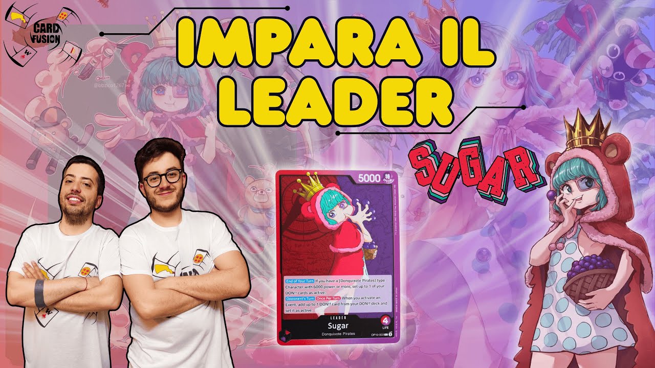 come GIOCARE con SUGAR ROSSO VIOLA OP10 - IMPARA IL LEADER - ONE PIECE CARD GAME #onepiece #op10