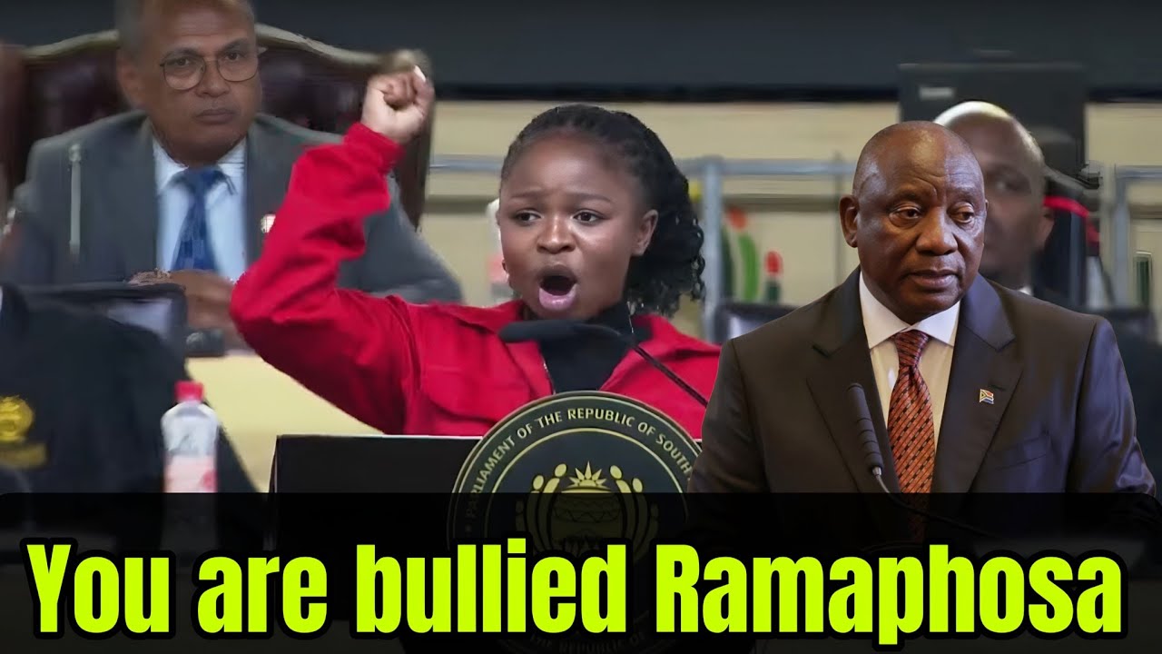 EFF Naledi Chirwa rips through President Cyril Ramaphosa Hard.