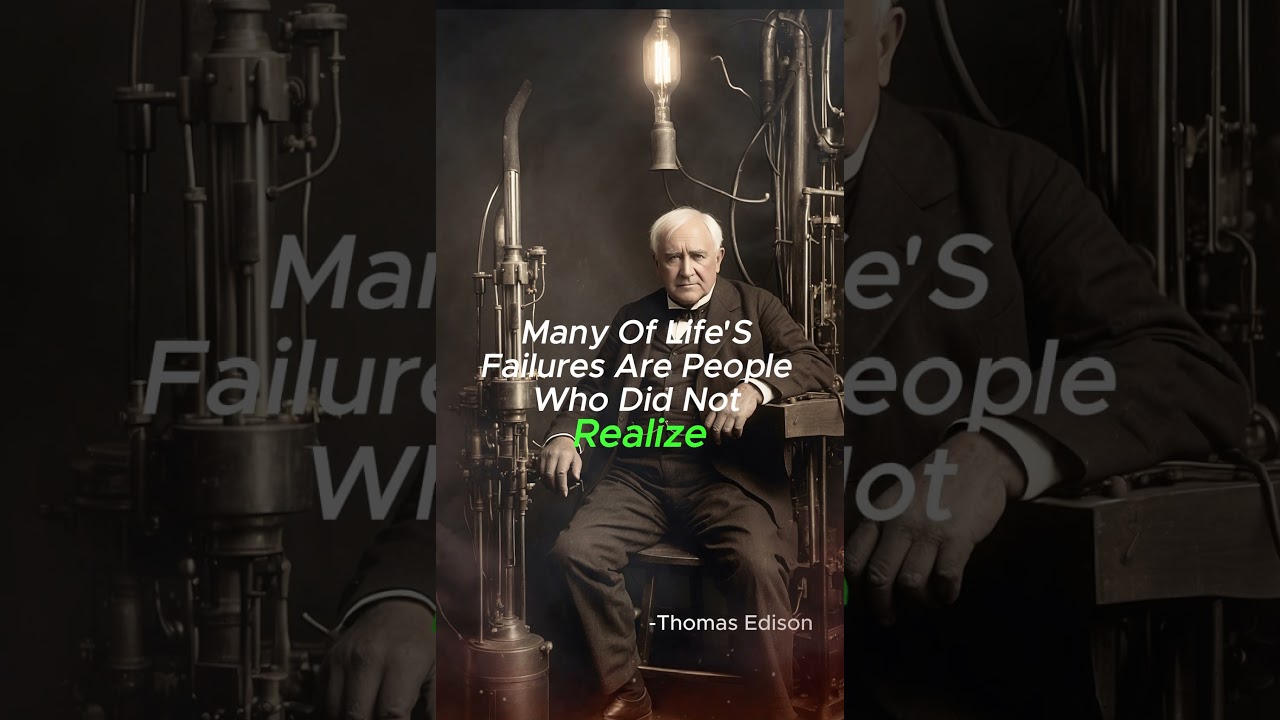 Best Quotes Of Thomas Edison. 🌟🔥