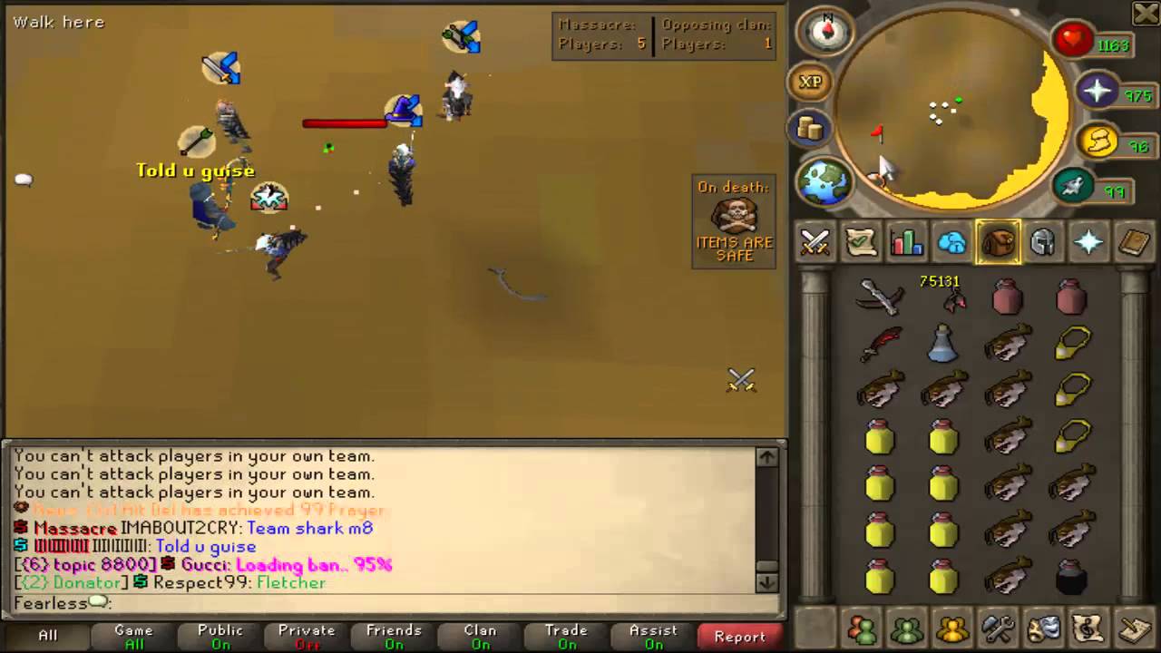Massacre vs Team Flounder 3-0 Perfected