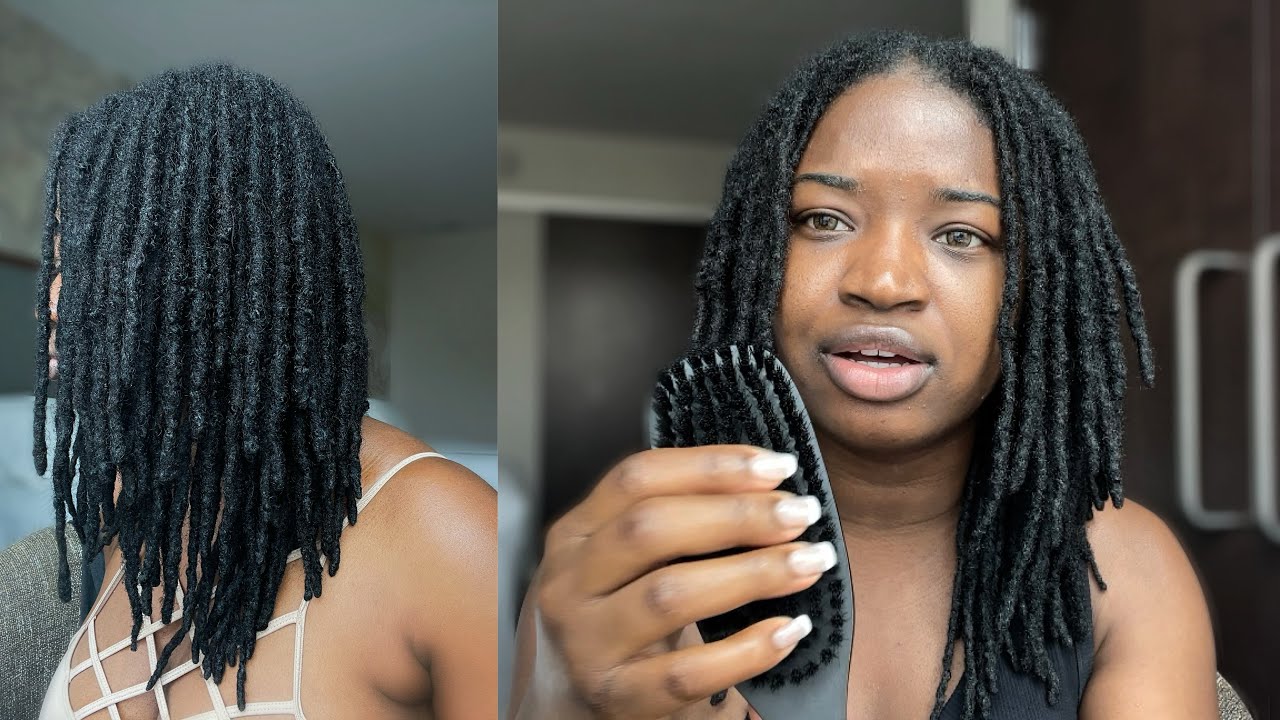 How To REMOVE LINTS With A Brush + Benefits of BRUSHING YOUR LOCS | #KUWC