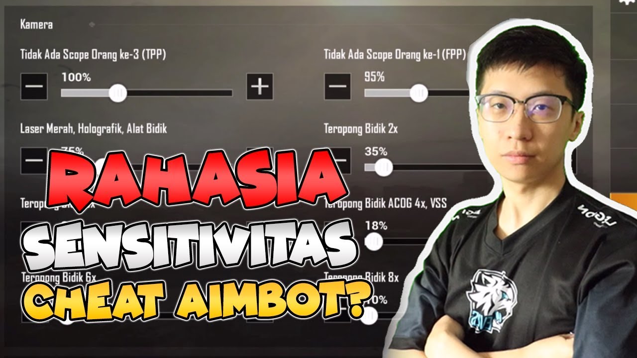 EVOS-EJ SETTING PUBG Mobile RASA CHEAT AIMBOT! Training Quick Scope/Sensitivitas/ADS/Gyroscope!