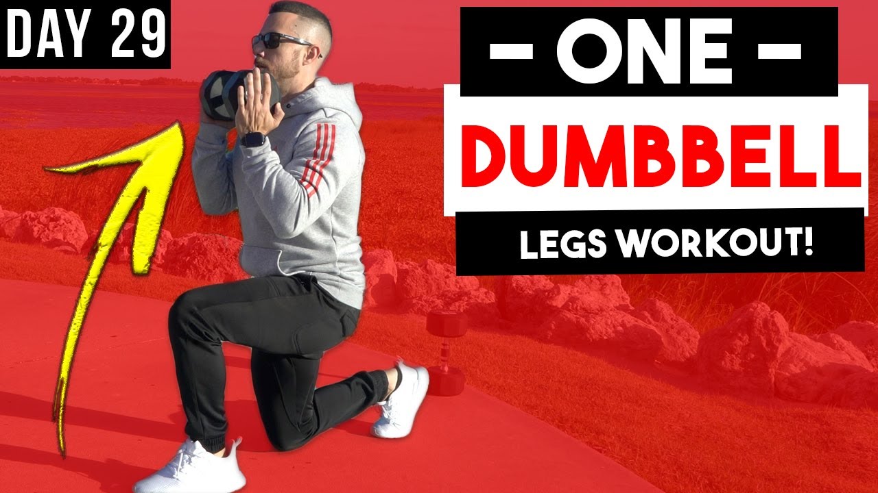 11 Minute Single Dumbbell Leg Workout to Build Muscle