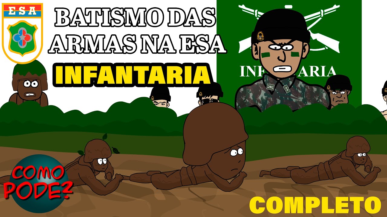 BATISMO DA INFANTARIA NA ESA - COMPLETO