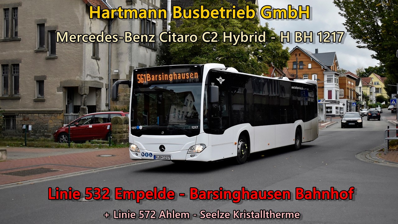 Kickdown [Sound] Bus Mercedes-Benz Citaro C2 Hybrid von Hartmann Busbetrieb GmbH - H BH 1217 (Voith)