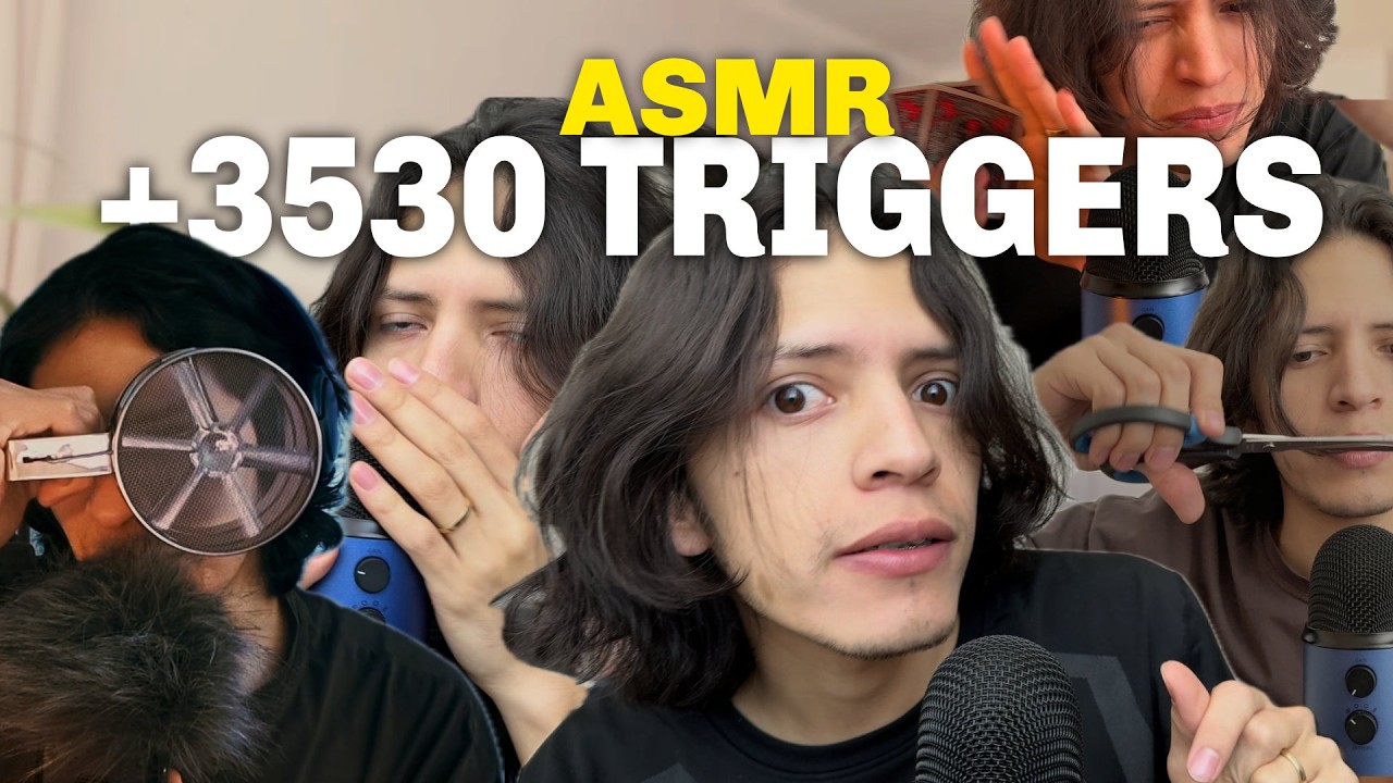 ASMR Brain Melting 🧠 3530 Triggers Consecutivos (Super Intenso)