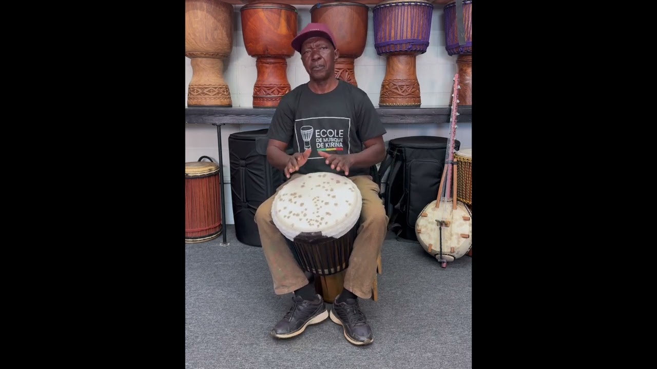 DrumSkull Djembe DSD-Classic-00001 & Drissa Kone
