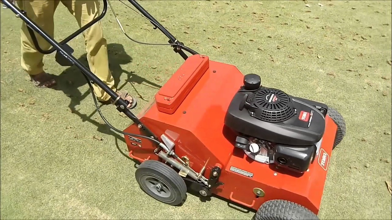 Toro Mechanical Aerator at Western Winds Golf Club Karachi April 2017