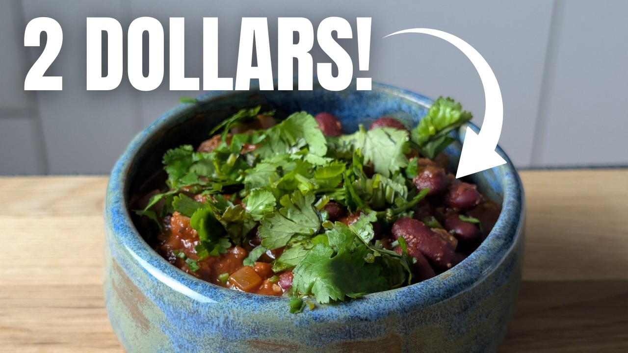 Turn Beans & Tomatoes Into a $2 High Protein Dinner!