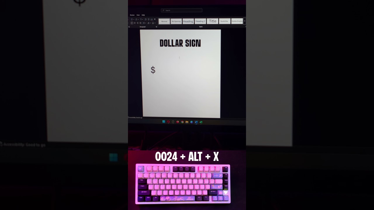 How to Insert Dollar Symbol in MS Word Like a Pro (Quick Guide)