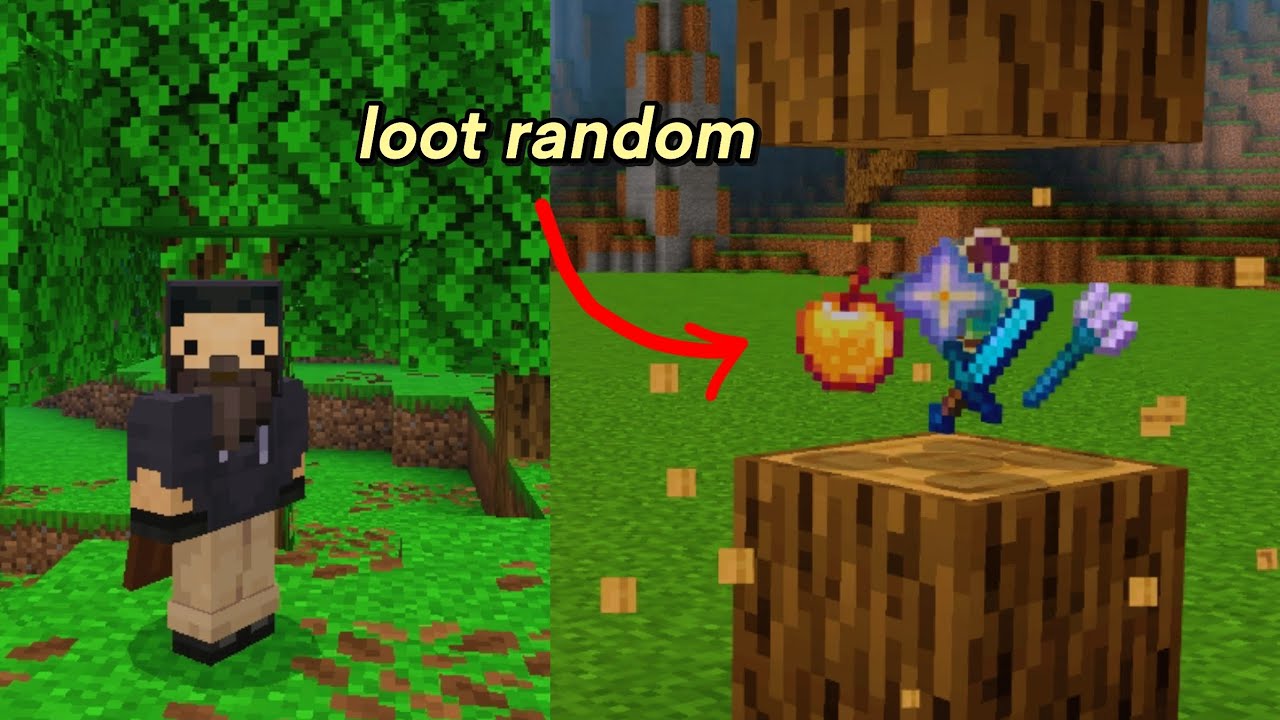 Me pasó Minecraft pero todo lo que rompo me da loot random 🤑