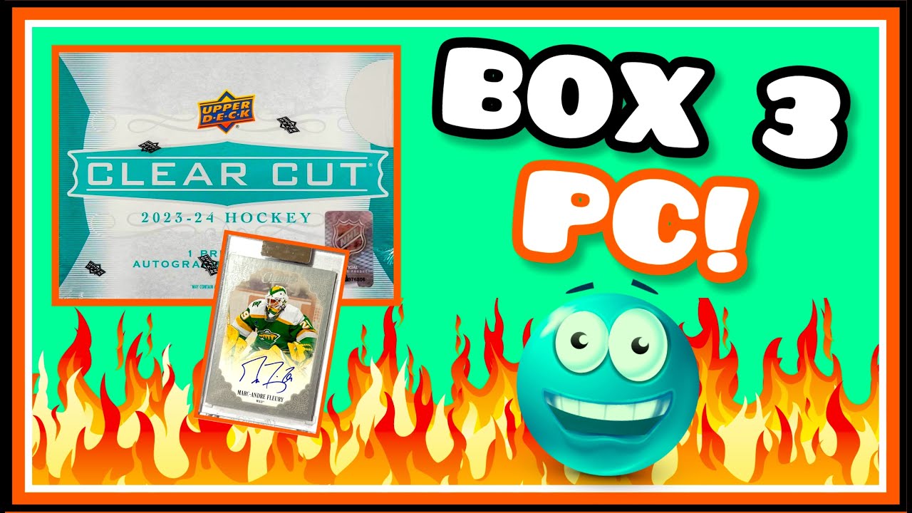 BOX 3! 2023-24 Upper Deck Clear Cut Hockey Hobby Box Break (2025) | 2024-25 OPC NEXT!