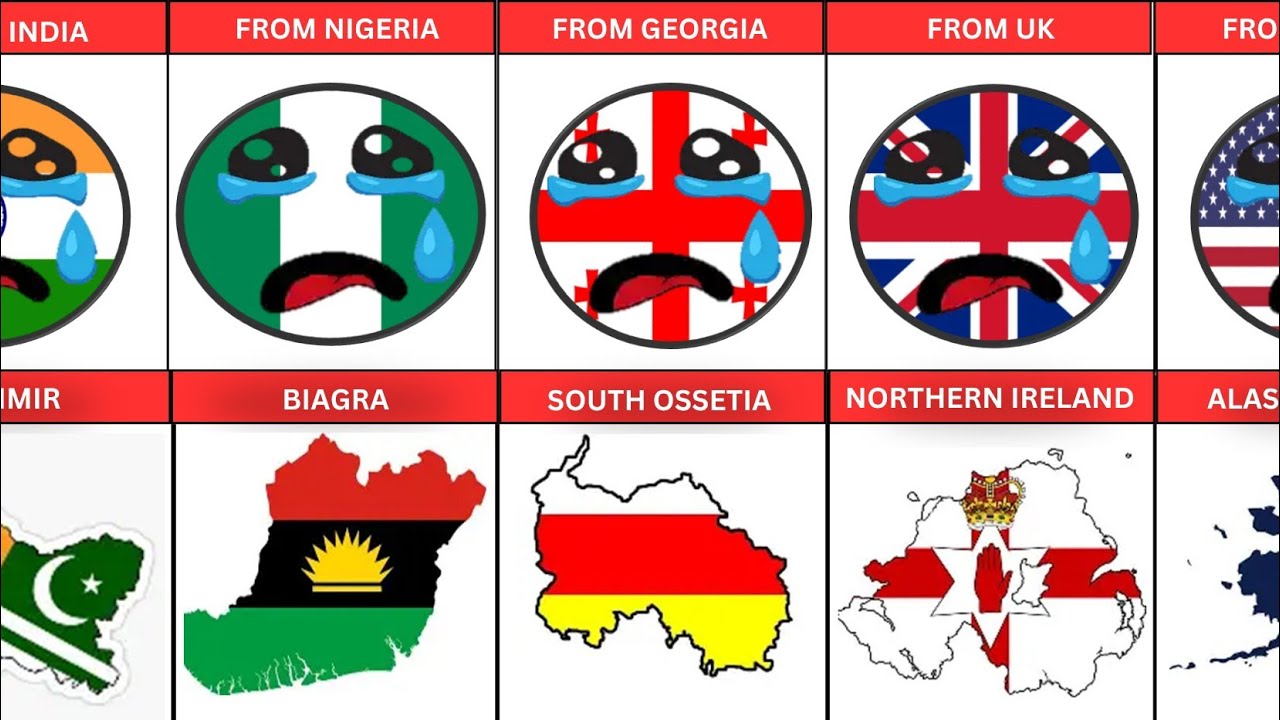 20 New Countries In The Future - Countryballs