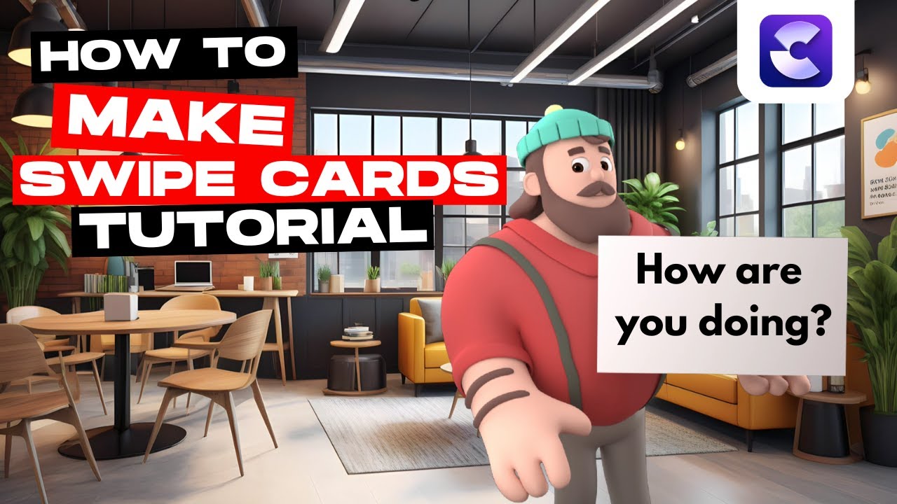 CreateStudio - 3D Character - Swipe Cards Tutorial